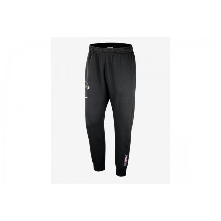 Nike NBA Milwaukee Bucks Practice Fleece Ανδρικό Παντελόνι Φόρμας Μαύρο