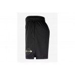 Nike NBA Milwaukee Bucks Mesh Ανδρική Μπασκετική Βερμούδα Μαύρη