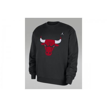 Jordan Nba Chicago Bulls Essentials Μπλούζα Με Λαιμόκοψη Ανδρική 