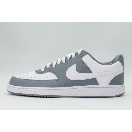 Nike Court Vision Low Ανδρικά Sneakers Λευκά, Γκρι