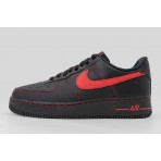 Nike Air Force 1 07 Lv8 Ανδρικά Sneakers Μαύρα, Κόκκινα