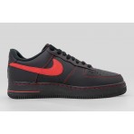 Nike Air Force 1 07 Lv8 Ανδρικά Sneakers Μαύρα, Κόκκινα