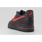 Nike Air Force 1 07 Lv8 Ανδρικά Sneakers Μαύρα, Κόκκινα