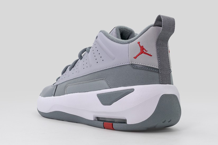 Jordan Max Aura 7 Ανδρικά Sneakers Γκρι, Λευκά, Κόκκινα
