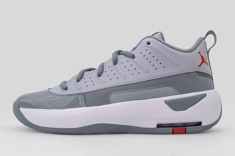 Jordan Max Aura 7 Ανδρικά Sneakers Γκρι, Λευκά, Κόκκινα