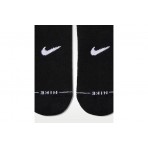 Nike Everyday Elevated No Show Κάλτσες κάτω από τον Αστράγαλο Μαύρες 3 Ζευγάρια