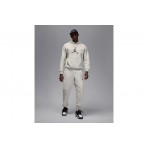 Jordan Sport Crossover Fleece Ανδρικό Φούτερ με Κουκούλα Γκρι