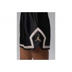 Jordan Sport Dri-FIT Diamond Γυναικεία Μπασκετική Βερμούδα Μαύρη, Εκρού, Χρυσή