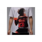Jordan Sport Dri-Fit Ανδρικό Κοντομάνικο T-Shirt Λευκό, Μαύρο, Κόκκινο