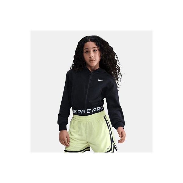 Nike Pro Fleece Dri-Fit Ζακέτα Βαμβακερή (HQ9312 011)