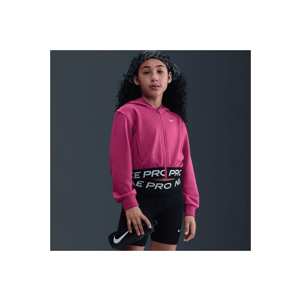 Nike Pro Fleece Dri-Fit Ζακέτα Βαμβακερή (HQ9312 634)