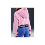 Nike Pro Fleece Dri-Fit Ζακέτα Βαμβακερή (HQ9312 690)