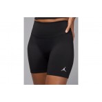 Jordan Sport Dri-Fit High-Waisted Γυναικείο Κοντό Κολάν Μαύρο