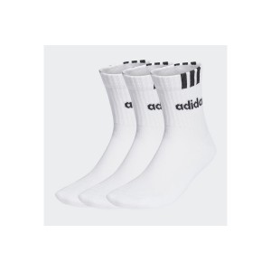 Adidas Performance 3 Stripes Linear Κάλτσες Κοντές 3 Ζευγάρια (HT3437)