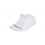 Adidas Performance Thin Linear Κάλτσες Μέχρι τον Αστράγαλο Λευκές 3 Τεμάχια