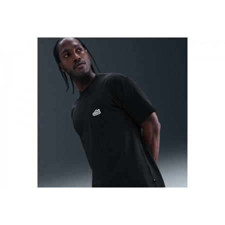 Nike Sportswear Monarch Ανδρικό Κοντομάνικο T-Shirt Μαύρο