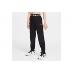 Nike Pro Fleece Dri-Fit Παιδικό Παντελόνι Φόρμας Μαύρο