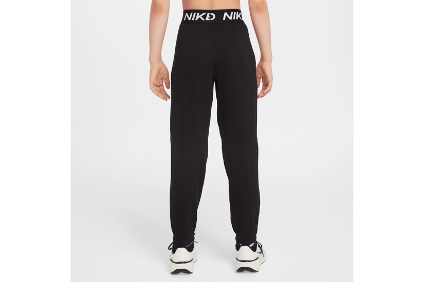 Nike Pro Fleece Dri-FIT Παιδικό Παντελόνι Φόρμας Μαύρο
