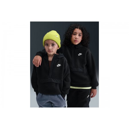 Nike Sportswear Club Fleece Club Παιδικό Φούτερ με Κουκούλα Μαύρο