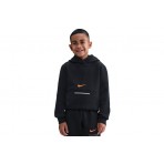 Nike Sportswear Club Fleece Παιδικό Φούτερ με Κουκούλα Μαύρο