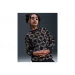 Nike Sportswear Club Fleece Printed Γυναικεία Μακρυμάνικη Μπλούζα