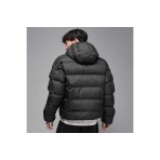 Jordan Brooklyn Therma-Fit Ανδρικό Μπουφάν Puffer με Κουκούλα Μαύρο