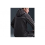 Nike Tech Fleece Windrunner Ανδρική Ζακέτα με Κουκούλα Γκρι Σκούρο