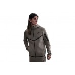 Nike Tech Fleece Windrunner Ανδρική Ζακέτα με Κουκούλα Πουρό, Μαύρη