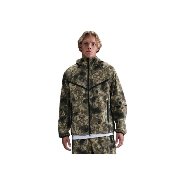 Nike Tech Dri-Fit Woven Camo Ζακέτα Nylon Ανδρική (HV0979 210)