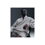 Nike Solo Swoosh Fleece Ανδρική Μακρυμάνικη Μπλούζα με Φερμουάρ Γκρι