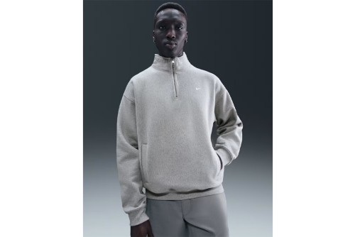 Nike Solo Swoosh Fleece Μπλούζα Με Φερμουάρ Ανδρική (HV1094 063)