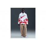 Nike Sportswear Club Hockey Jersey Ανδρική Μακρυμάνικη Μπλούζα Λευκή, Κόκκινη