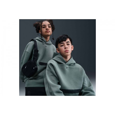Nike Sportswear Tech Fleece Παιδικό Φούτερ με Κουκούλα Μέντα