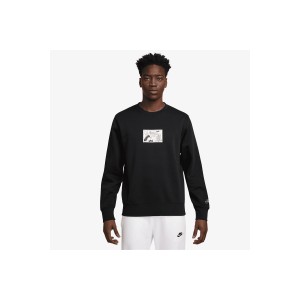 Nike Reissue Club Fleece Μπλούζα Με Λαιμόκοψη (HV1244 010)