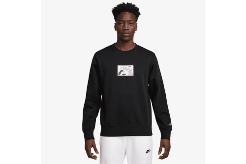Nike Reissue Club Fleece Μπλούζα Με Λαιμόκοψη (HV1244 010)