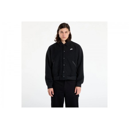 Nike Sportswear Club Fleece Coaches Ανδρικό Jacket Μαύρο