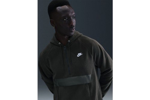 Nike Sportswear Club Winterized Μπλούζα Fleece Με Φερμουάρ (HV1439 355)
