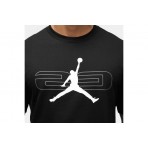 Jordan Sport Ανδρικό Κοντομάνικο T-Shirt Μαύρο