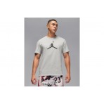 Jordan Sport Ανδρικό Κοντομάνικο T-Shirt Γκρι