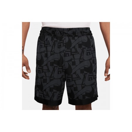 Nike Giannis DNA Dri-FIT Ανδρική Μπασκετική Βερμούδα Ανθρακί, Μαύρο