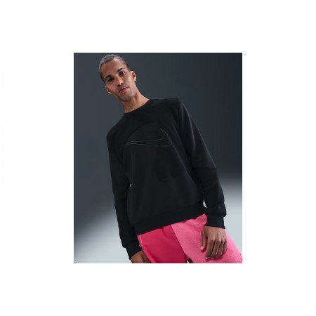 Nike Giannis Standard Issue Ανδρική Μακρυμάνικη Μπλούζα Μαύρη