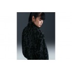 Nike Sportswear High-Pile Γυναικεία Ζακέτα Fleece Μαύρη