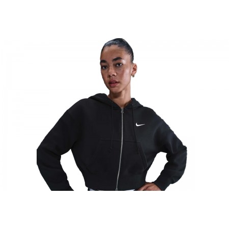 Nike Sportswear Phoenix Fleece Crop Ζακέτα Βαμβακερή Γυναικεία 