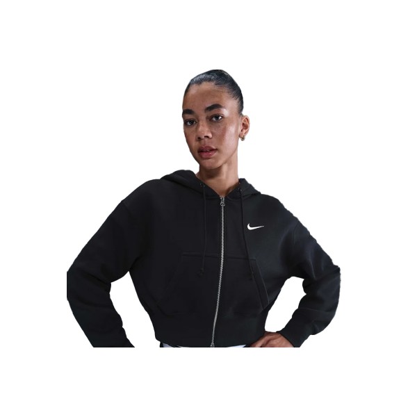 Nike Sportswear Phoenix Fleece Crop Ζακέτα Βαμβακερή Γυναικεία (HV2426 010)