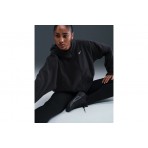 Nike One Therma-Fit Γυναικεία Ζακέτα Fleece Μαύρη