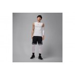 Jordan Sport Dri-FIT Base Layer Ανδρική Αμάνικη Μπλούζα Λευκή