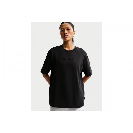 Nike Sportswear Oversized Γυναικείο Κοντομάνικο T-Shirt Μαύρο