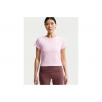 Nike Sportswear Tight Ribbed Γυναικείο Κοντομάνικο T-Shirt Ροζ