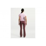 Nike Sportswear Tight Ribbed Γυναικείο Κοντομάνικο T-Shirt Ροζ