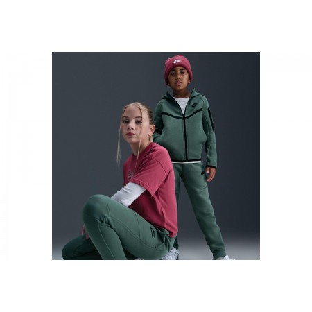 Nike Sportswear Tech Fleece Παιδικό Παντελόνι Φόρμας Πράσινο